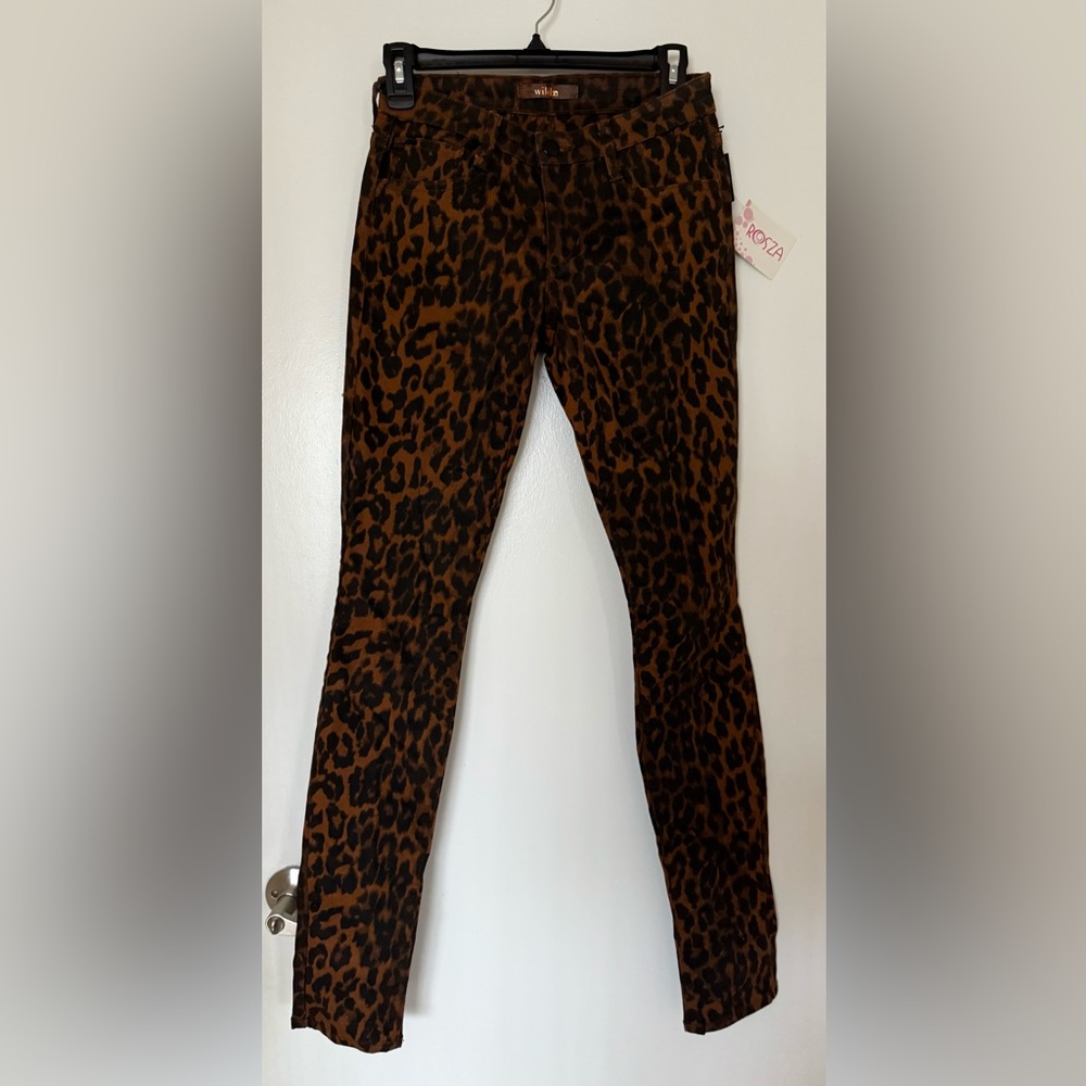 Leopard Print Jeans